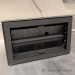 Black 4 Outlet Power Grommet w/ Wire Run Through Slots